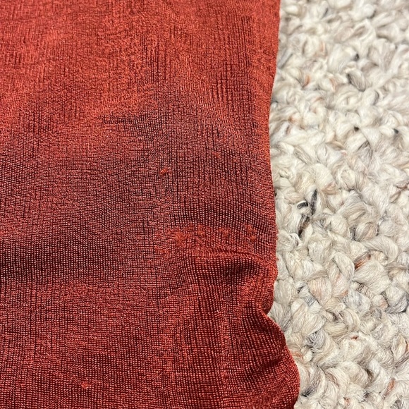 Lucy in the Sky Ruched One Shoulder Mini Dress Rust Red Sz XS - Picture 7 of 7